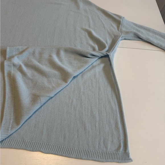 Mersea Light Blue Women's Crew Neck Sweater - Large - Picture 3 of 5